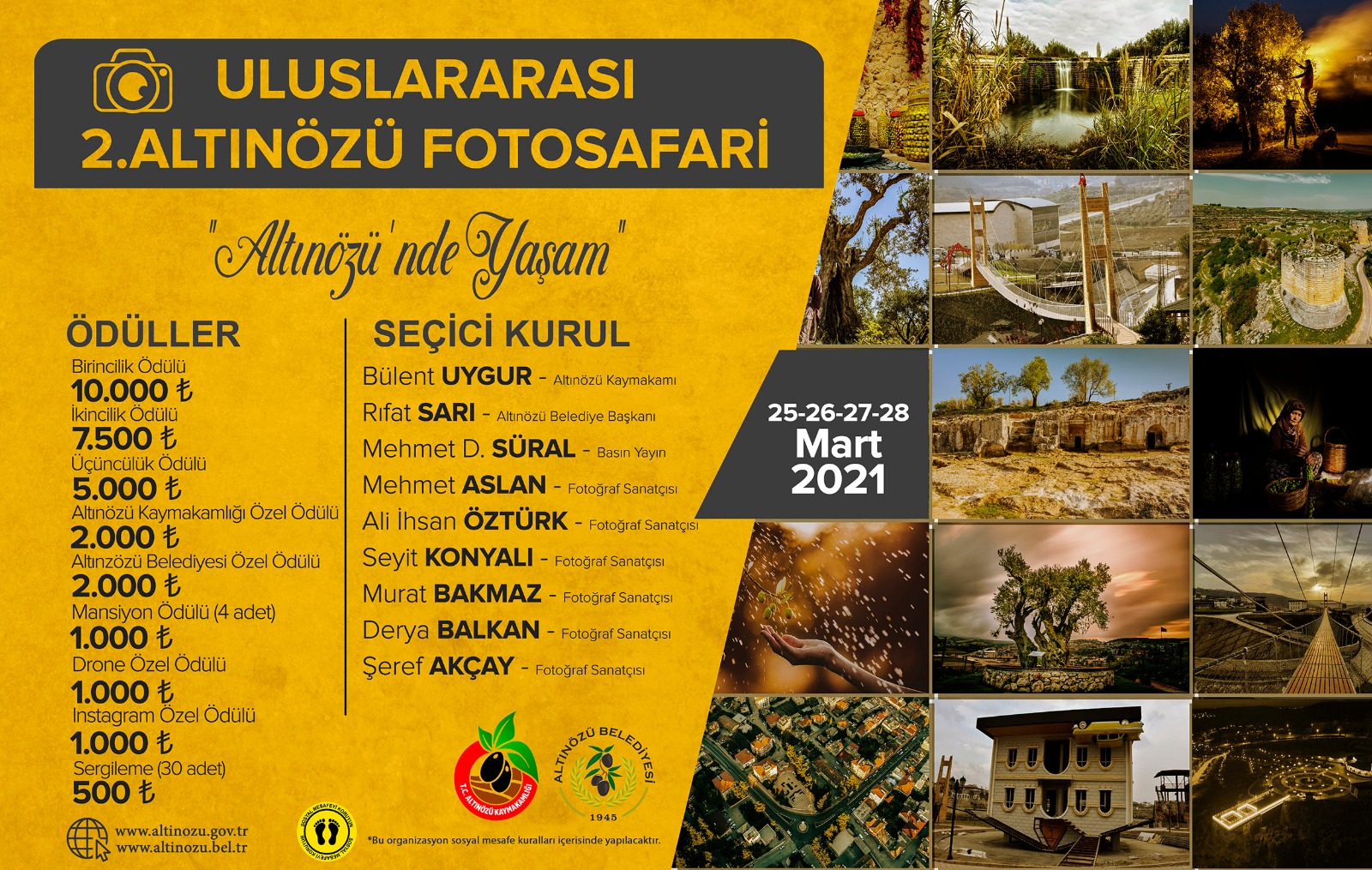 altinozu kaymakamligi ve altinozu belediyesi tarafindan altinozu 2 uluslararasi fotograf yarismasi duzenlenecektir